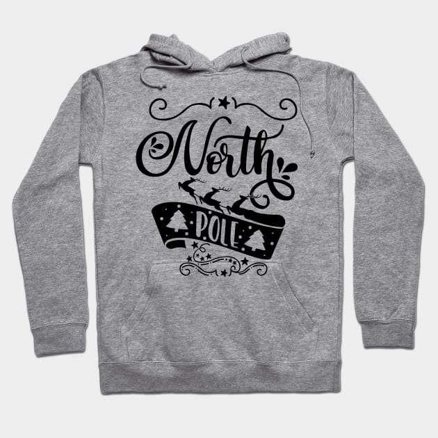 North Pole Hoodie by JakeRhodes